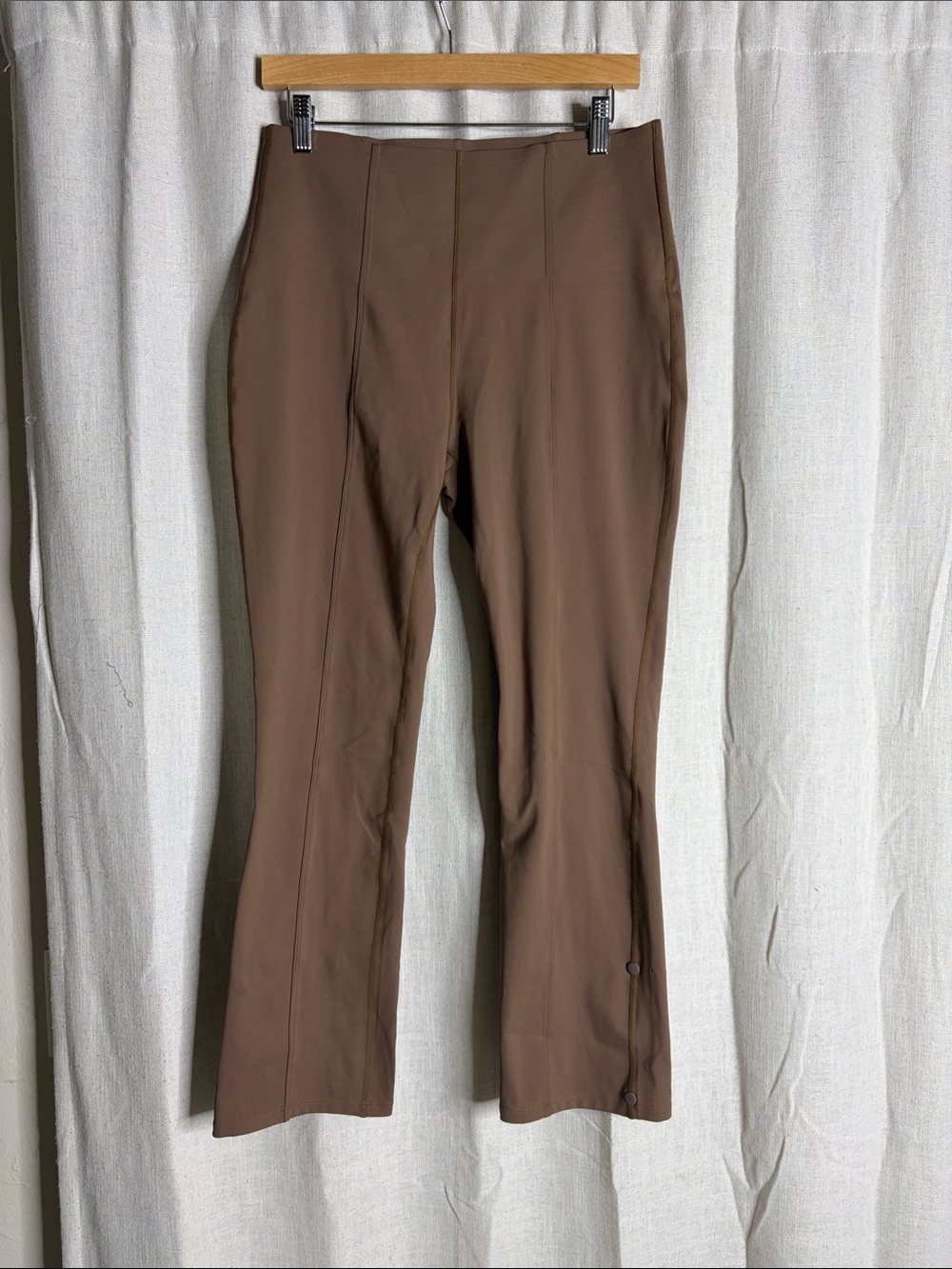 Tummy control HALARA Brown Flare Leggings